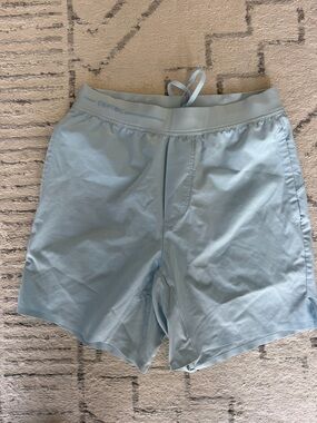 Men's Athletic Shorts - Light Blue by